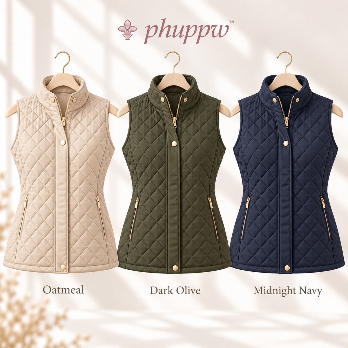 phuppw™ Margot Diamond-Quilted Vest