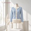 phuppw™ Sloane Contrast-Trim Cardigan